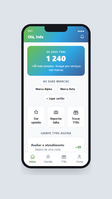 App Mobile: vista cliente