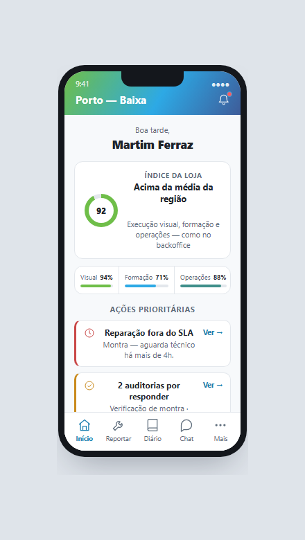 App Mobile: Início